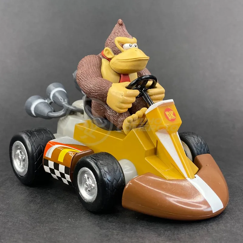 Boneco Carrinho Figura Colecionável Brinquedo Miniatura Super Mario Kart Bros Fricçao - Donkey Kong