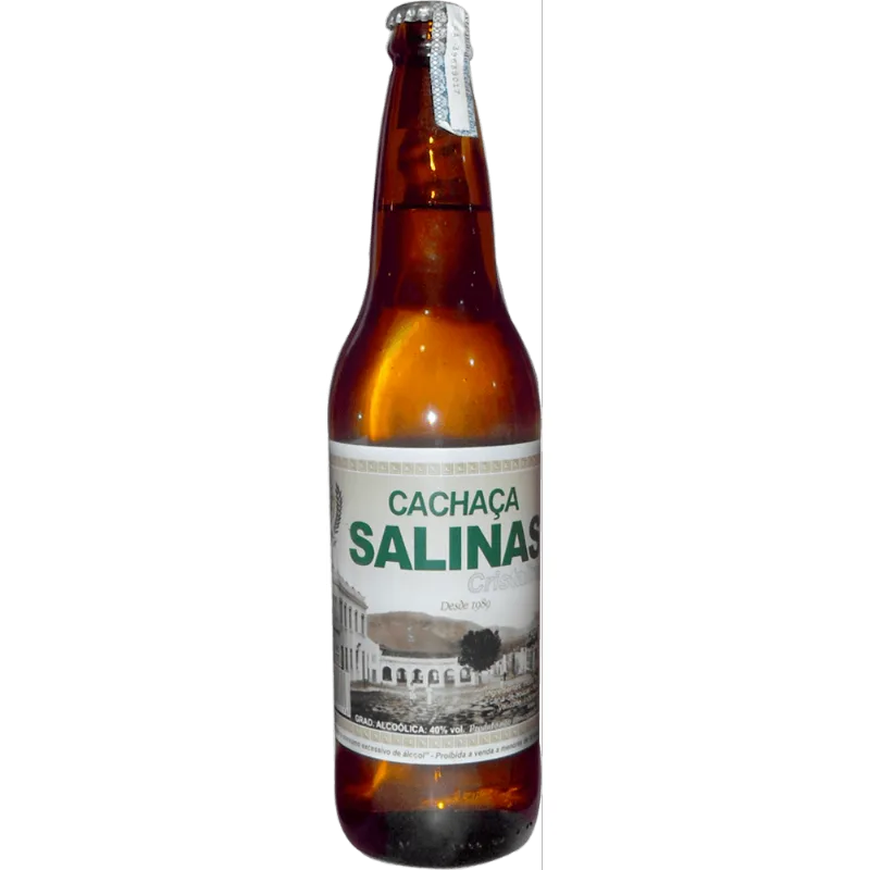 Aguardente Salinas Cristalina Garrafa 600 ml
