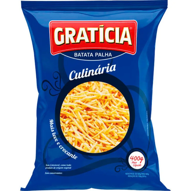 Batata Palha Gratícia 400g