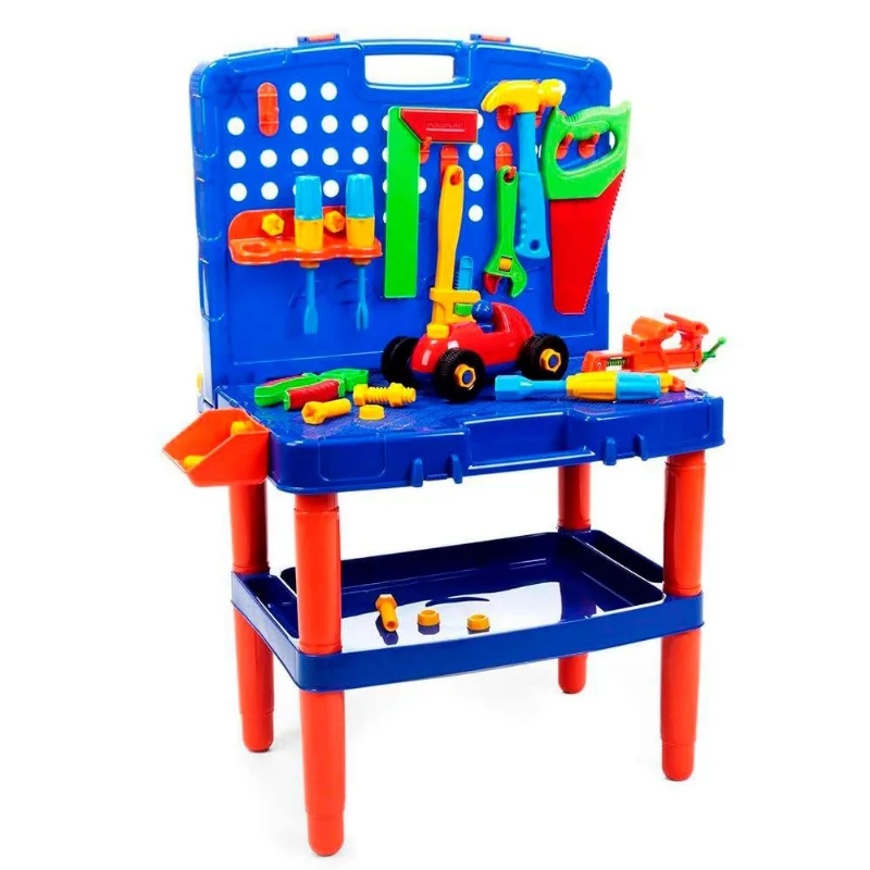 Bancada de Ferramentas Didática Infantil - Brinquedo educativo Poliplac - POLIPLAC