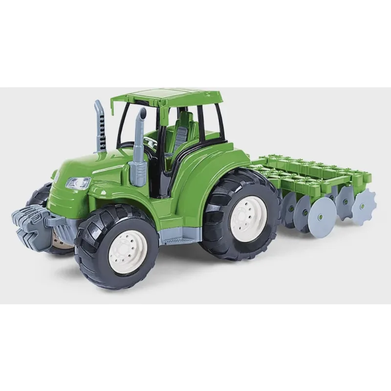 Brinquedo Trator Infantil De Arado - Poliplac 5979