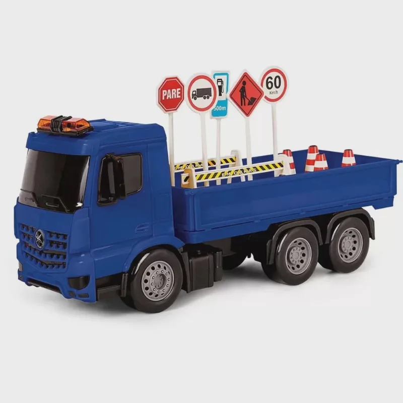 Caminhão de Brinquedo Superfrota Engetraf Com Placas - Poliplac - Sortido