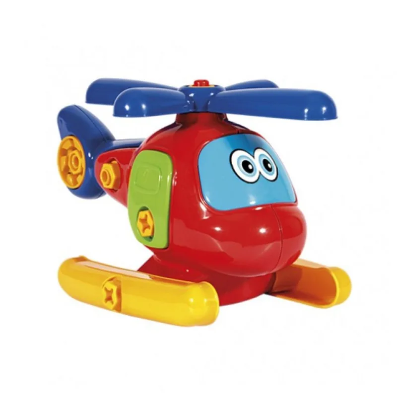 Helicóptero Didático Colorido (desmontável)