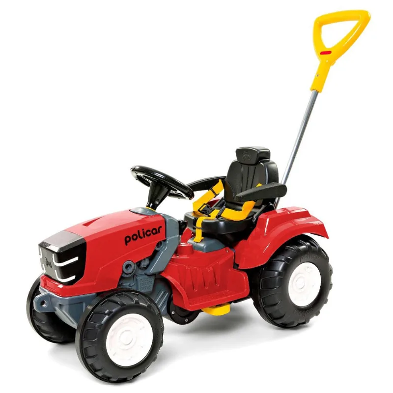 Quadriciclo Trator Infantil Vermelho Passeio E Pedal - Poliplac