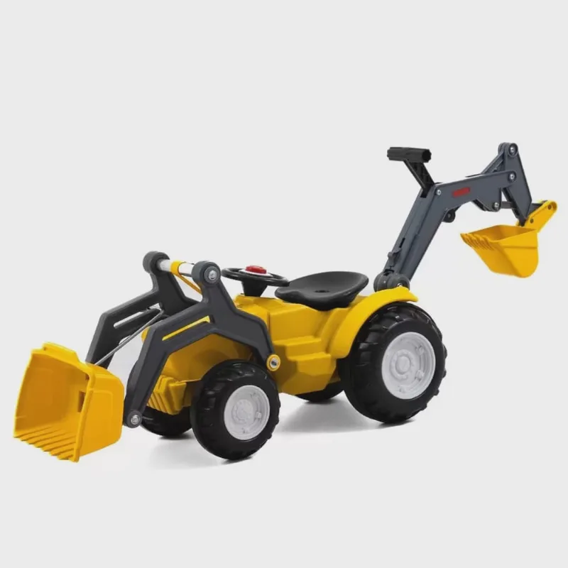 Carrinho de Passeio Poliretro Andador Articulável - Poliplac - Amarelo