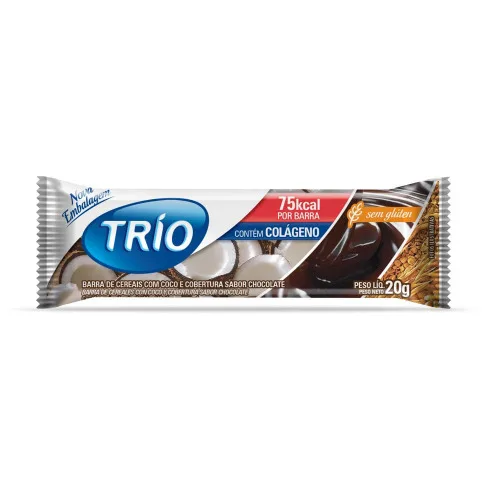 Barra De Cereal Trio Light Coco Com Chocolate - TRIO - Mercearia
