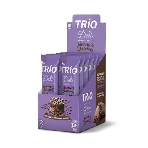Barra De Cereal Trio Com 12 Unid Mousse De Chocolate - TRIO