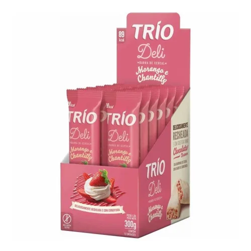 Trio Barra De Cereal Morango, Chantilly Cx12 United Mills Mega Rio - TRIO