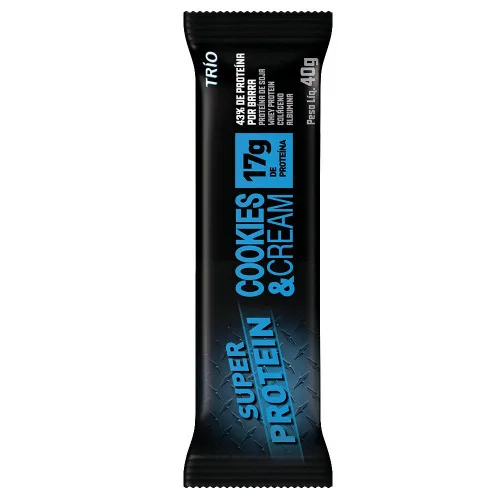Barra Trio Super Protein 120gr Cookies Cream - TRIO
