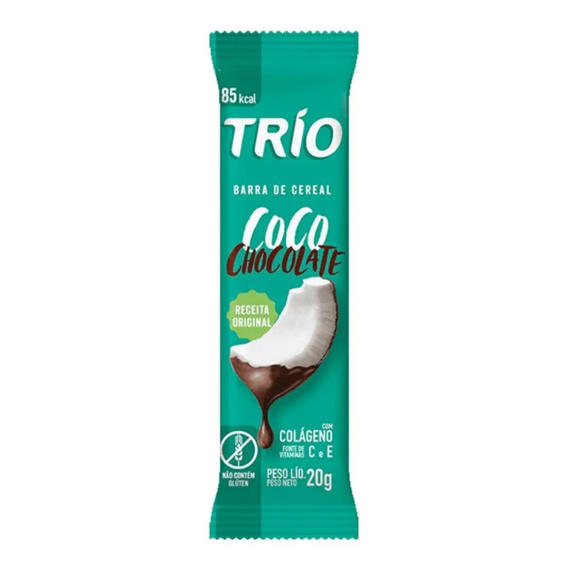 Barra de Cereal Trio Nuts Coco 50g c/2 Unid