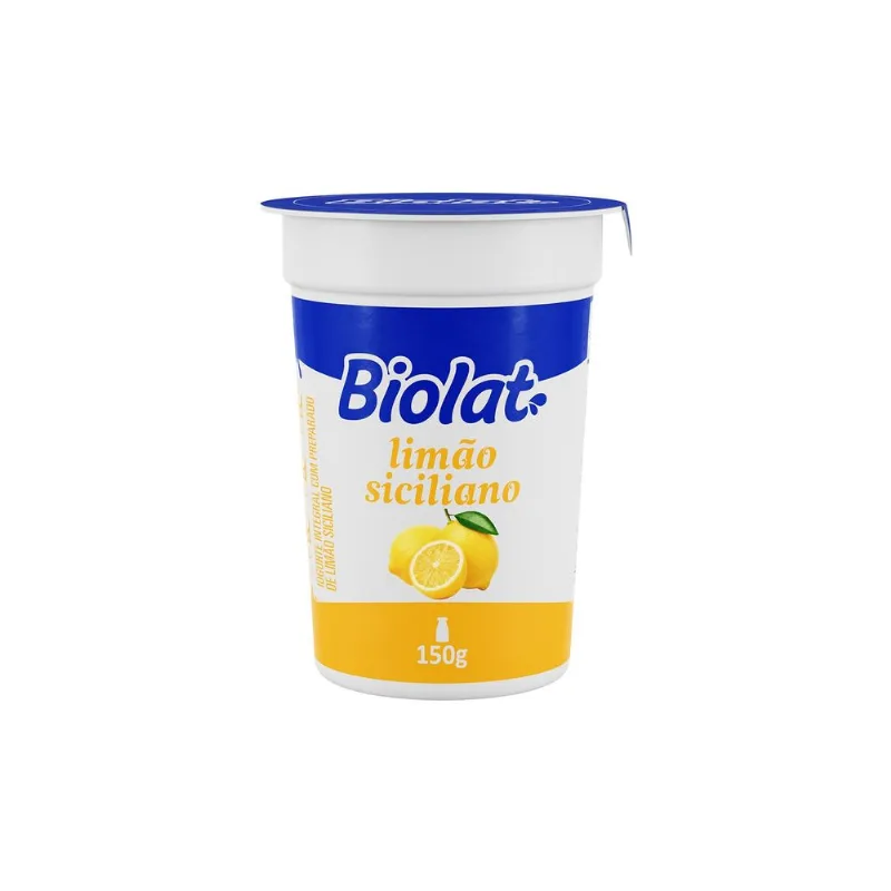 Iogurte Integral Limão Siciliano Biolat 150g