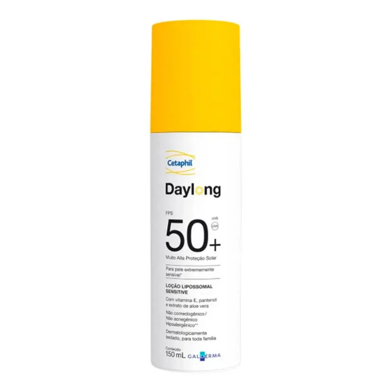 Protetor Solar Daylong Lipossomal Sensitive Loção Cetaphil FPS 50 - 150ml