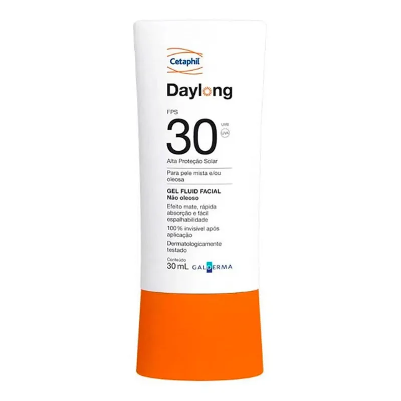 Protetor Solar Daylong Fluid Facial Gel Cetaphil FPS 30 - 30ml