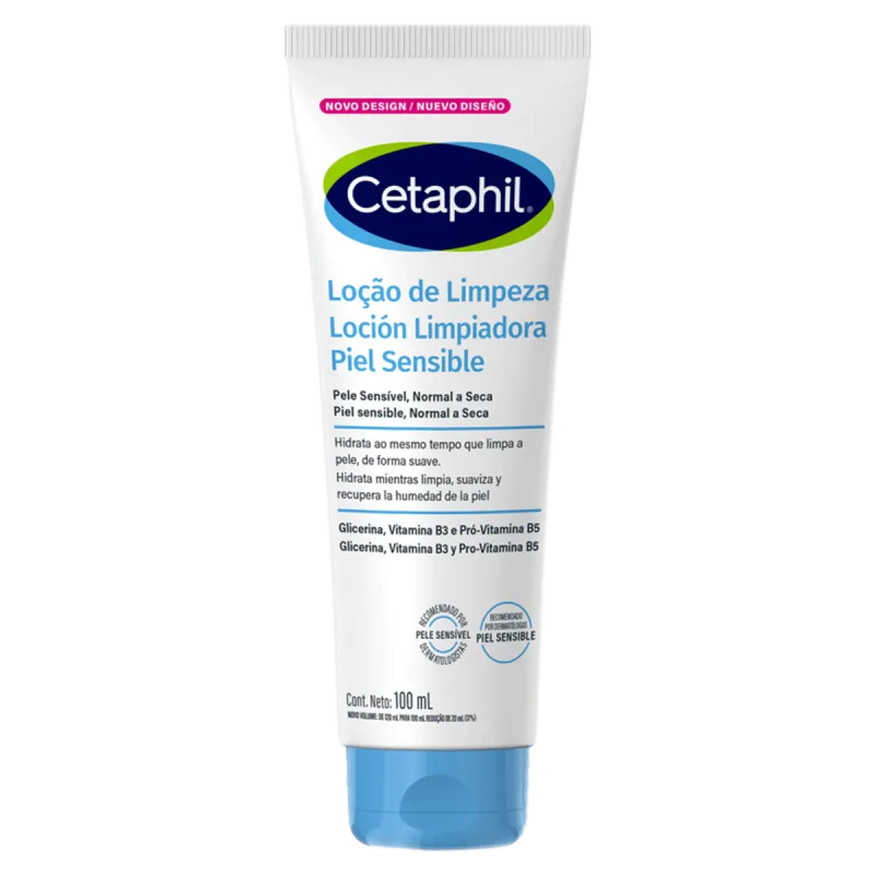 Limpeza Loção sem Fragrância Cetaphil - 100ml - Galderma - Cuidados Com A Pele