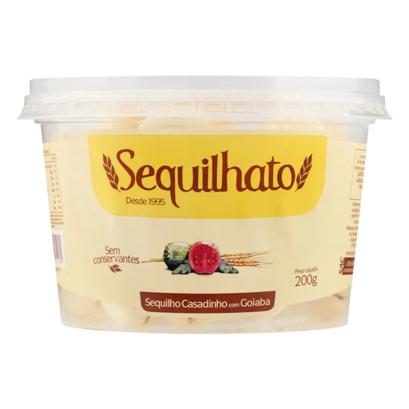 Sequilho Sequilhato Casadinho c/ Goiabada 200g - Sequilhato - Padaria