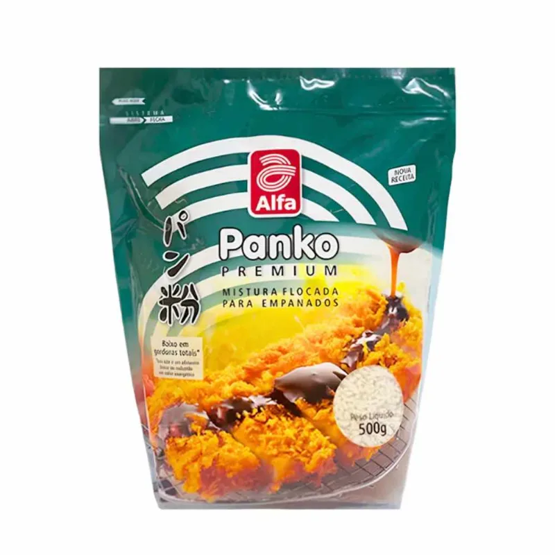 Farinha Panko Flocada Alfa Premium 500g