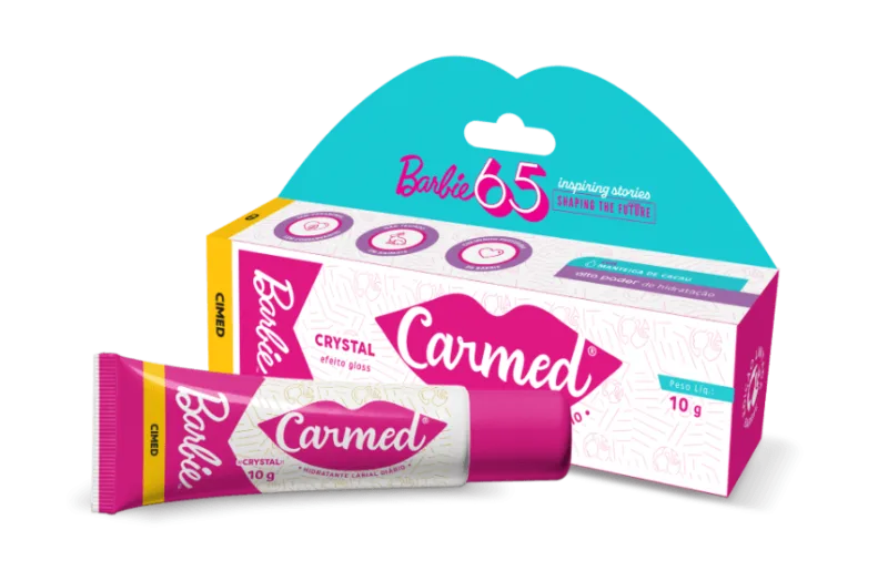 Hidratante Labial Carmed Barbie Crystal - 10g - Cimed