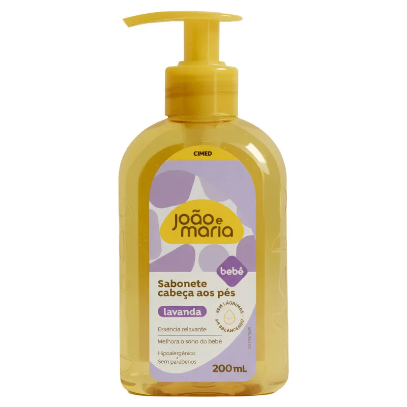 JOAO E MARIA SABONETE FR 200ML LAVANDA - Não Disponível - Bebês E Higiene Infantil