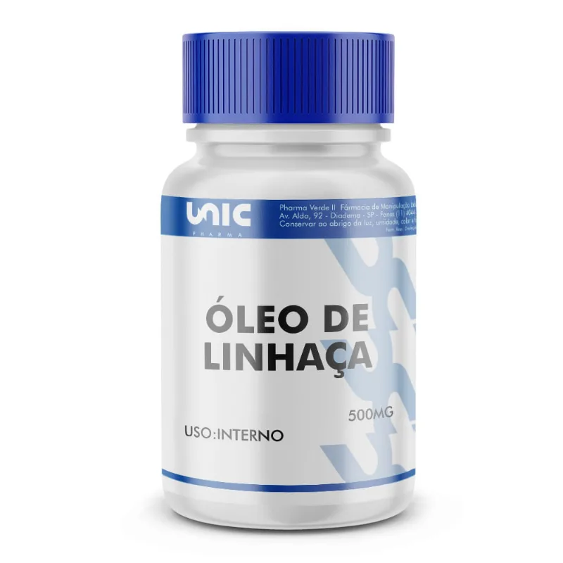 Óleo de linhaça 500mg - 120 Cápsulas