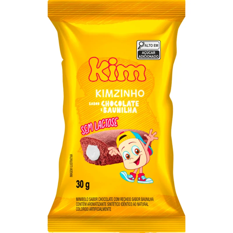 Mini Bolo Kim Baunilha 30g