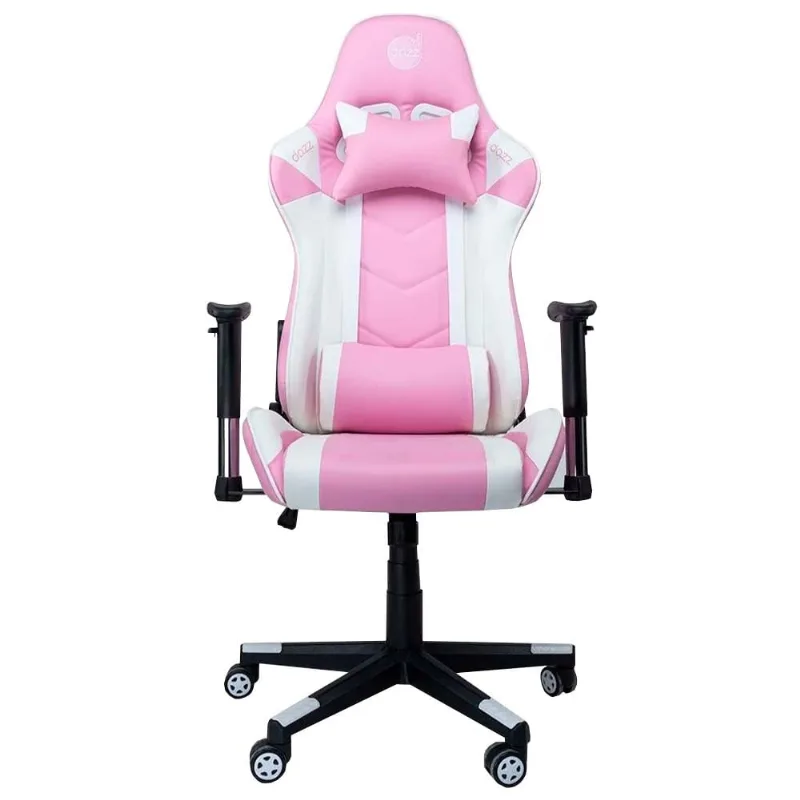 CADEIRA GAMER DAZZ MERMAID SERIES ROSA PINK COM AJUSTE DE ALTURA E INCLINAÇÃO 62000124
