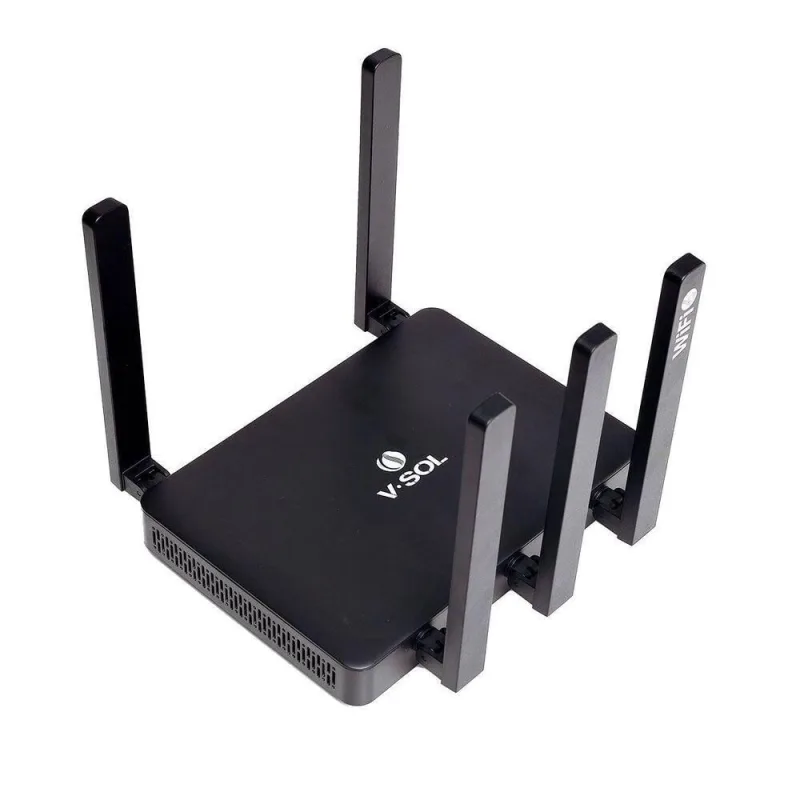 Roteador Wi-Fi 6 Dual Band HG5020-AX15-4G AX1500 Gigabit com Antenas Externas V-SOL - OUTRAS