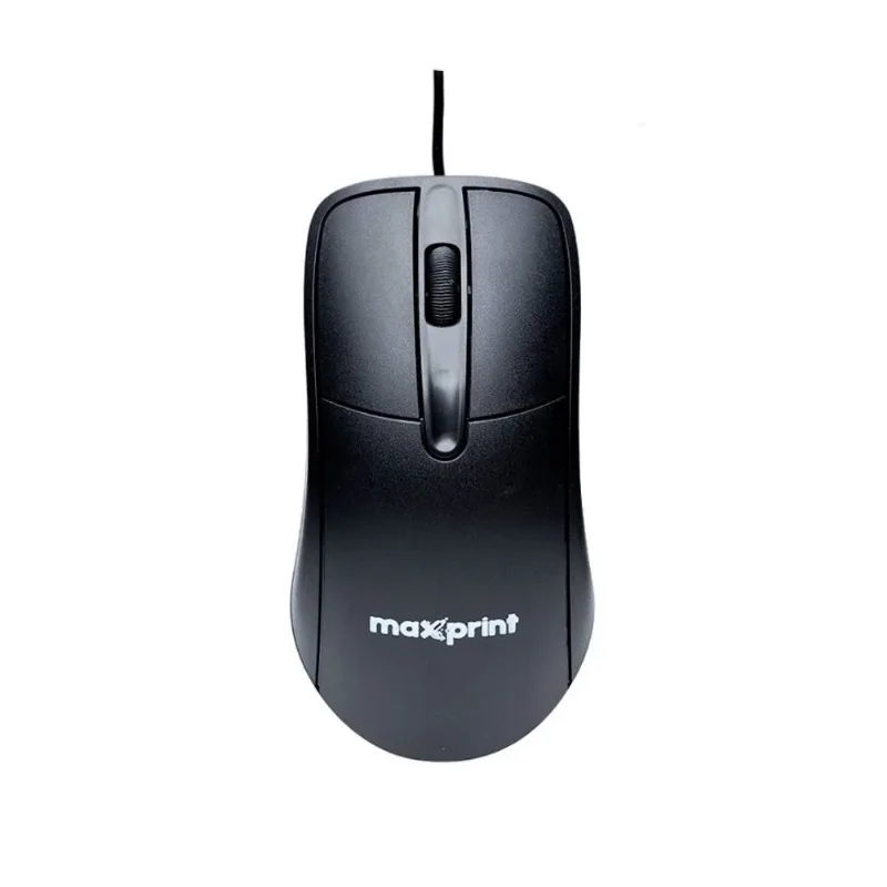 Mouse Maxprint Officeeasy Com Fio 1200 Dpi - Preto