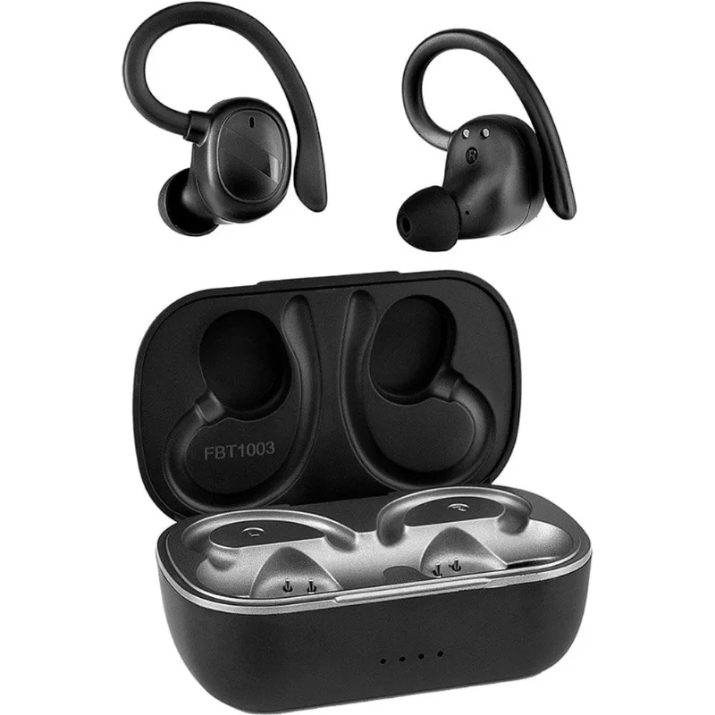 Fone de Ouvido Sport Bluetooth IPX5 Maxprint TWS FBT1003 Preto