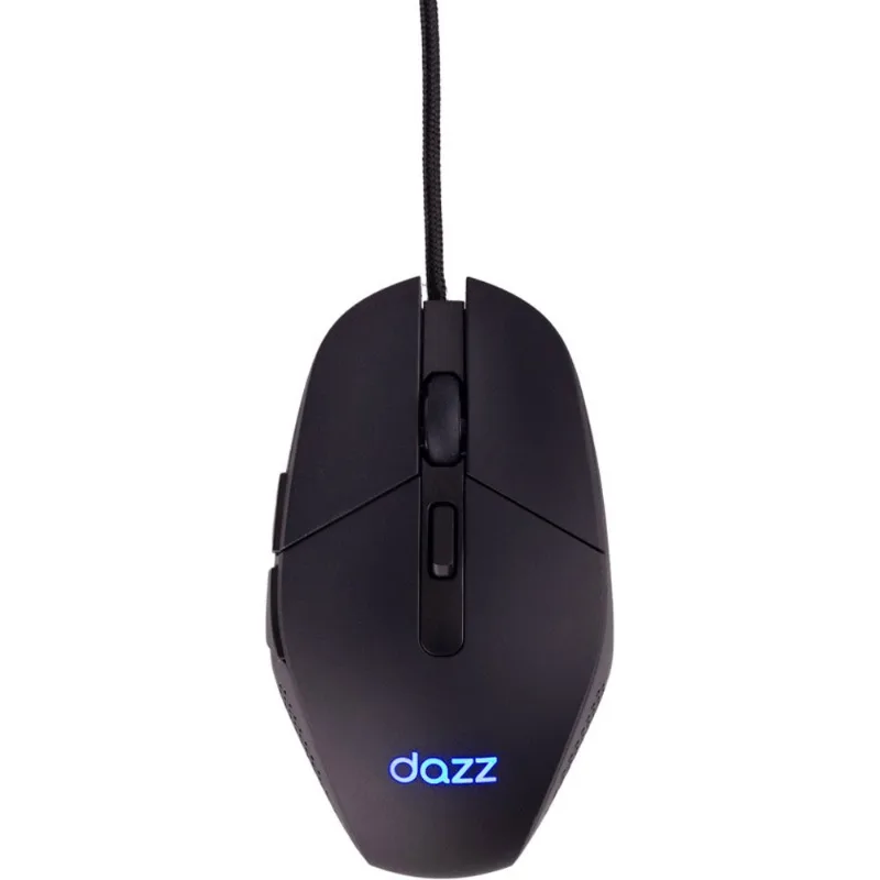 Mouse Gamer Dazz Led 3600dpi Com Fio Usb2.0 Preto Gmo1001