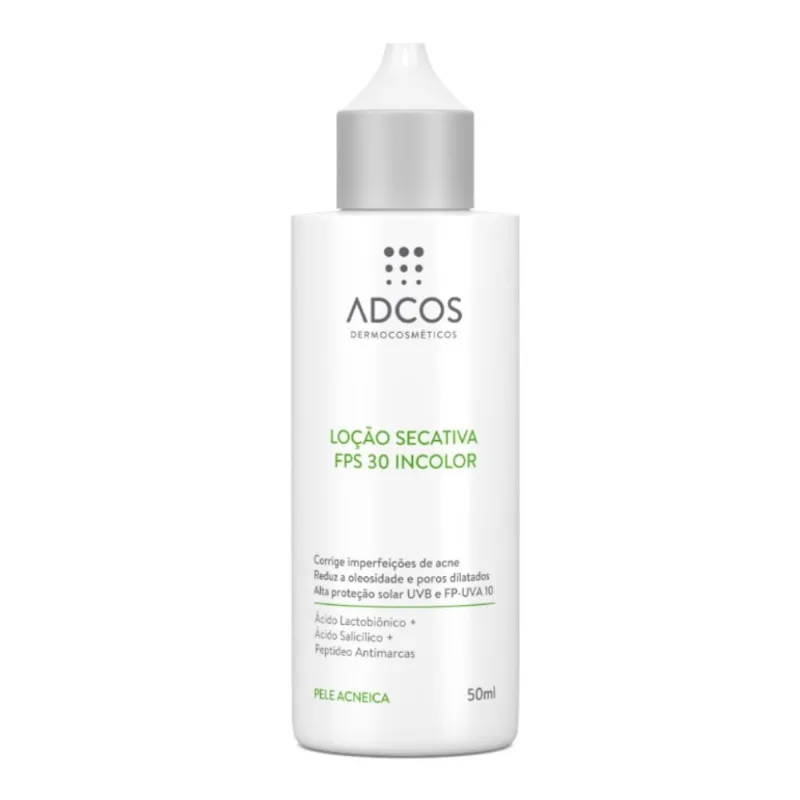 Loção Secativa Adcos Fps30 Incolor 50ml