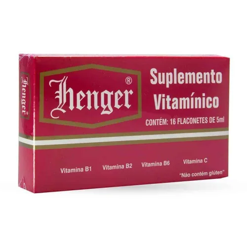 Henger Complemento Alimentar Com 16 Flaconetes - HENGER - Farmácia