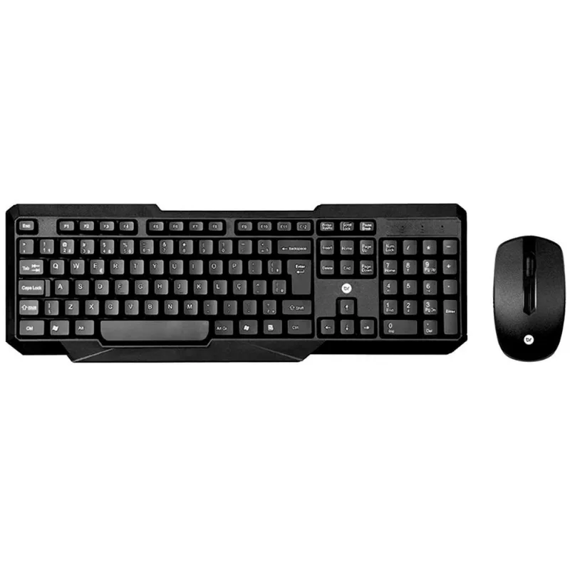 Teclado e Mouse Bright Office Sem Fio Preto (MP) - Bright
