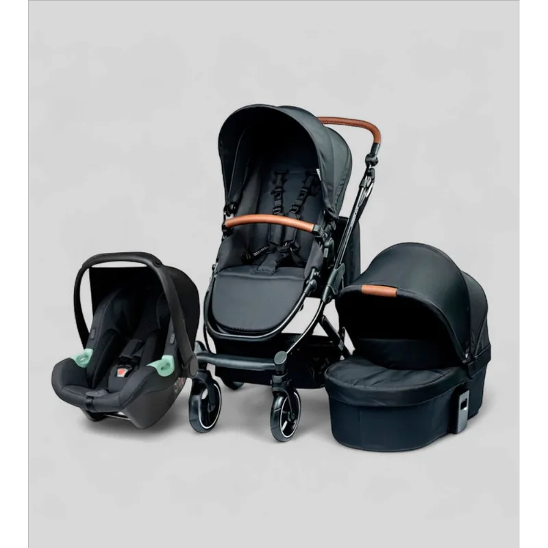 Carrinho COMO 4 com Bebê Conforto e Moisés ABC Design Ink