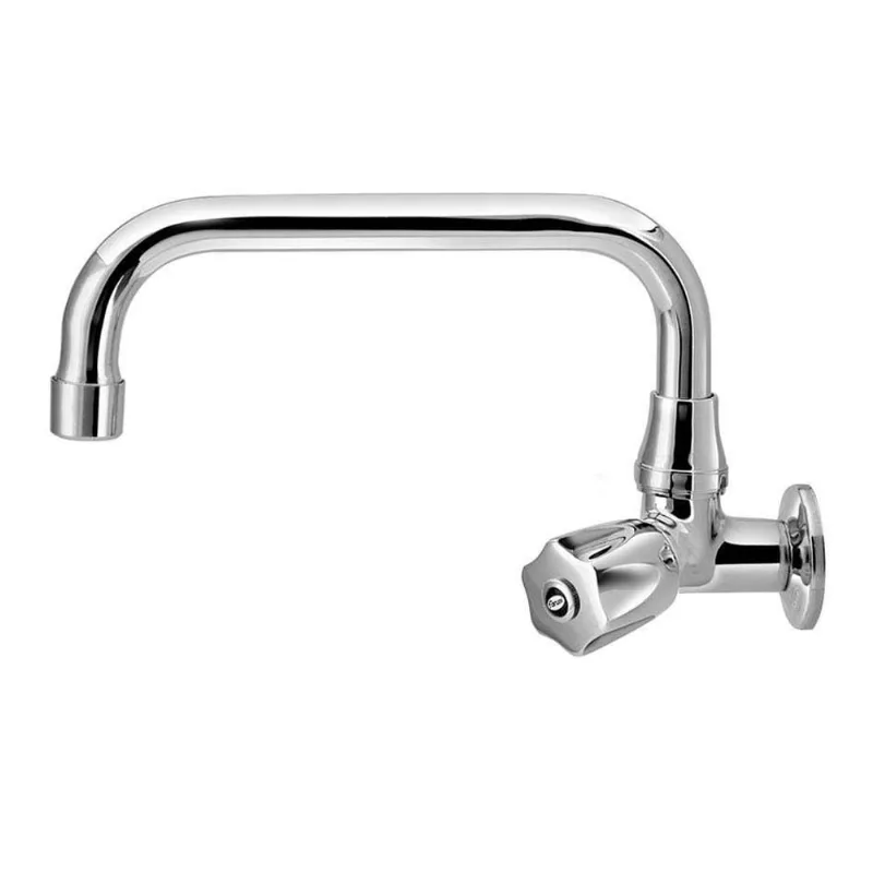 Torneira de Parede para Cozinha de Bica Horizontal Classic Cromada - 02067 - Forusi