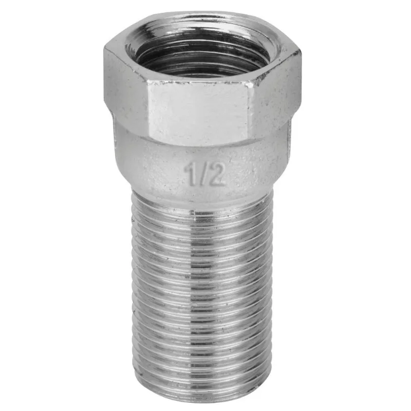 Aumento De Metal Longo 6002 5cm Cromado Forusi