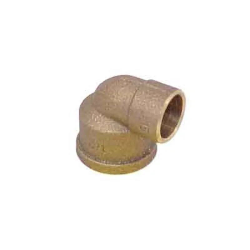cotovelo de bronze fêmea 90° 22mmx1/2" sem anel eluma