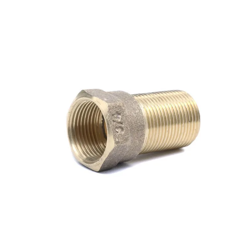 Extensão Em Latão 50 Mm Rosca Fêmea 3/4 E Rosca Macho