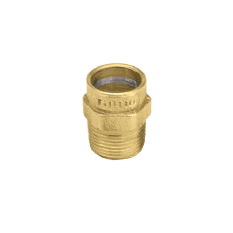 Conector latão com solda 3/4" Ramo