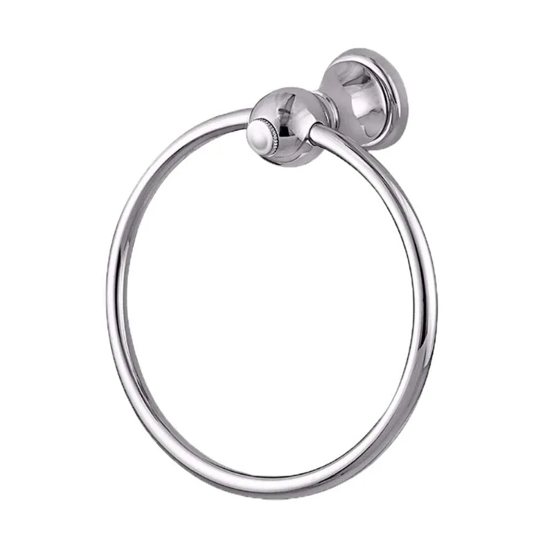 Porta toalha cromada argola Classic Forusi