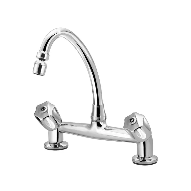 Misturador para cozinha de bancada Classic cromado Forusi