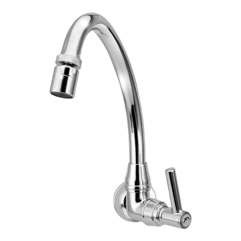 Torneira de Parede para Cozinha com Articulador C55 Cromado 1/4" 1/2" 3/4" - Forusi