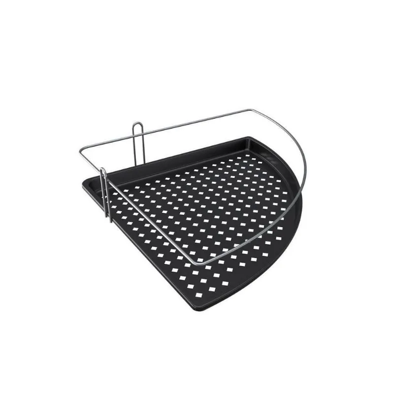 Porta Shampoo De Canto Aço Com Fundo Plástico - Stolf Preto - STOLF