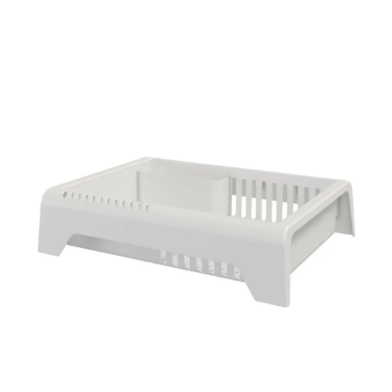 Escorredor De Louça Em Plástico Smile - Stolf Branco