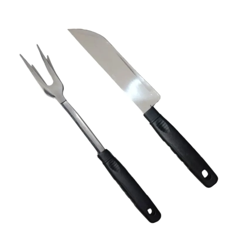 Conjunto Inox faca e garfo para churrasco Golden inox - Golden Inox