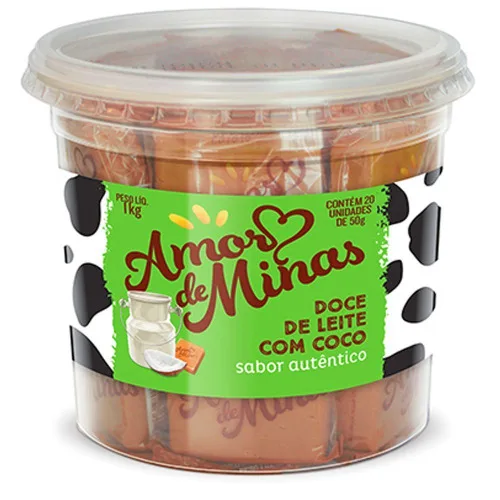 Doce Leite Amor De Minas 50g C/coco - Mercearia
