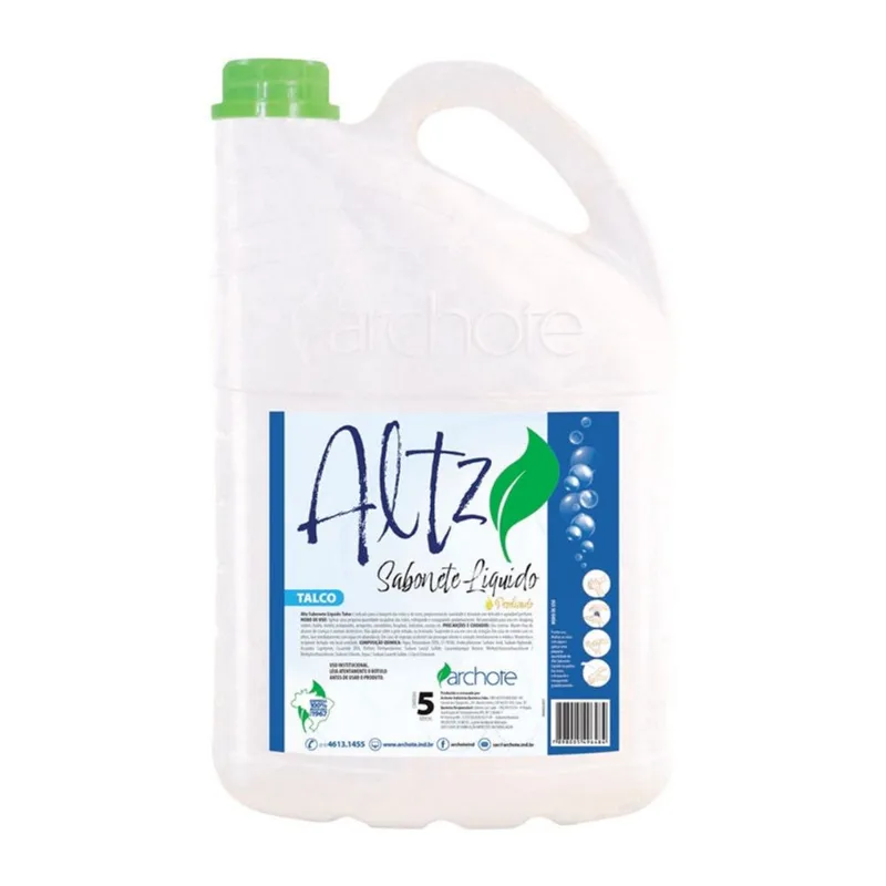 Sabonete líquido perolizado Talco Altz 5 litros - Archote