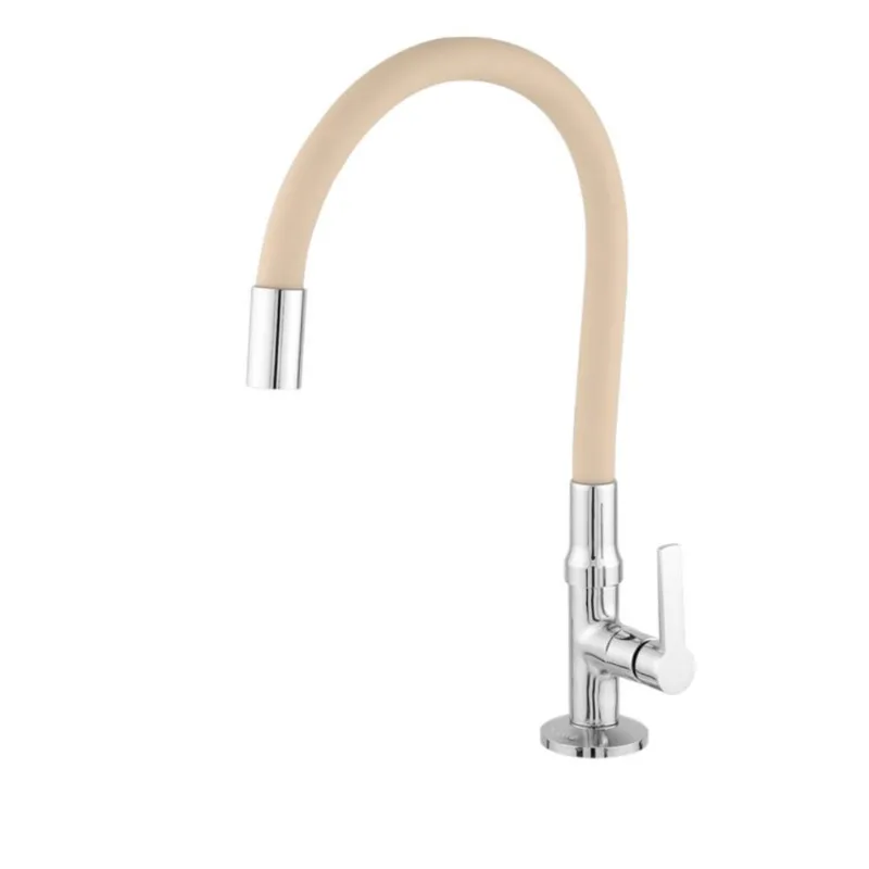 torneira para cozinha mesa bica movel c55 2189 cr flex 1/4 de volta imperatriz nude - 25291