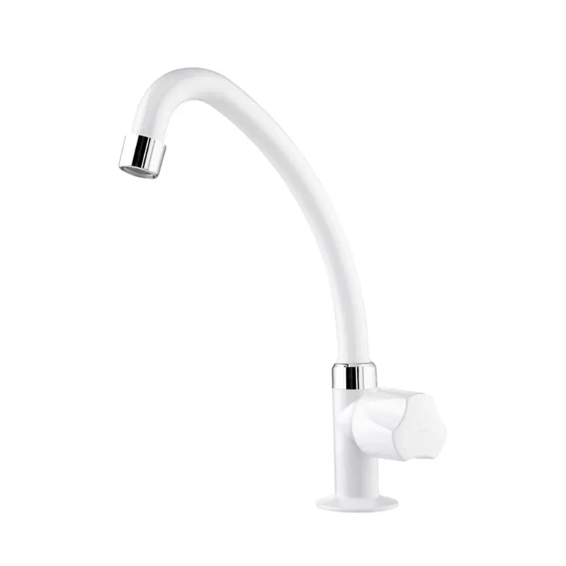 Torneira de Mesa Bica Móvel Foz Branca - 1150502 - Viqua