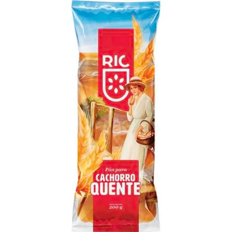 Pão para Hot Dog Ric 200g