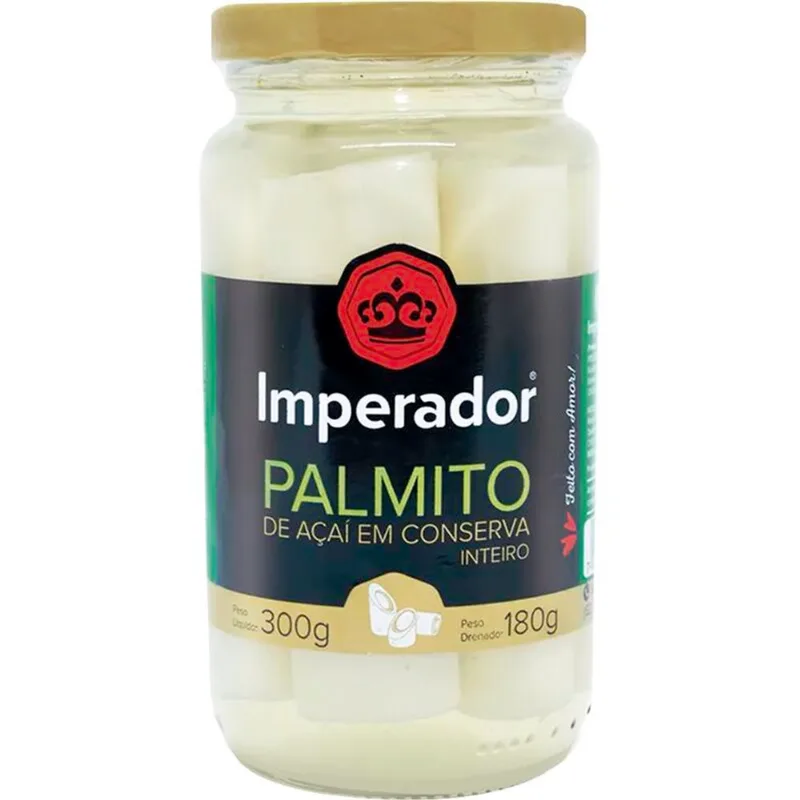 Palmito de Açaí Imperador Inteiro 180g